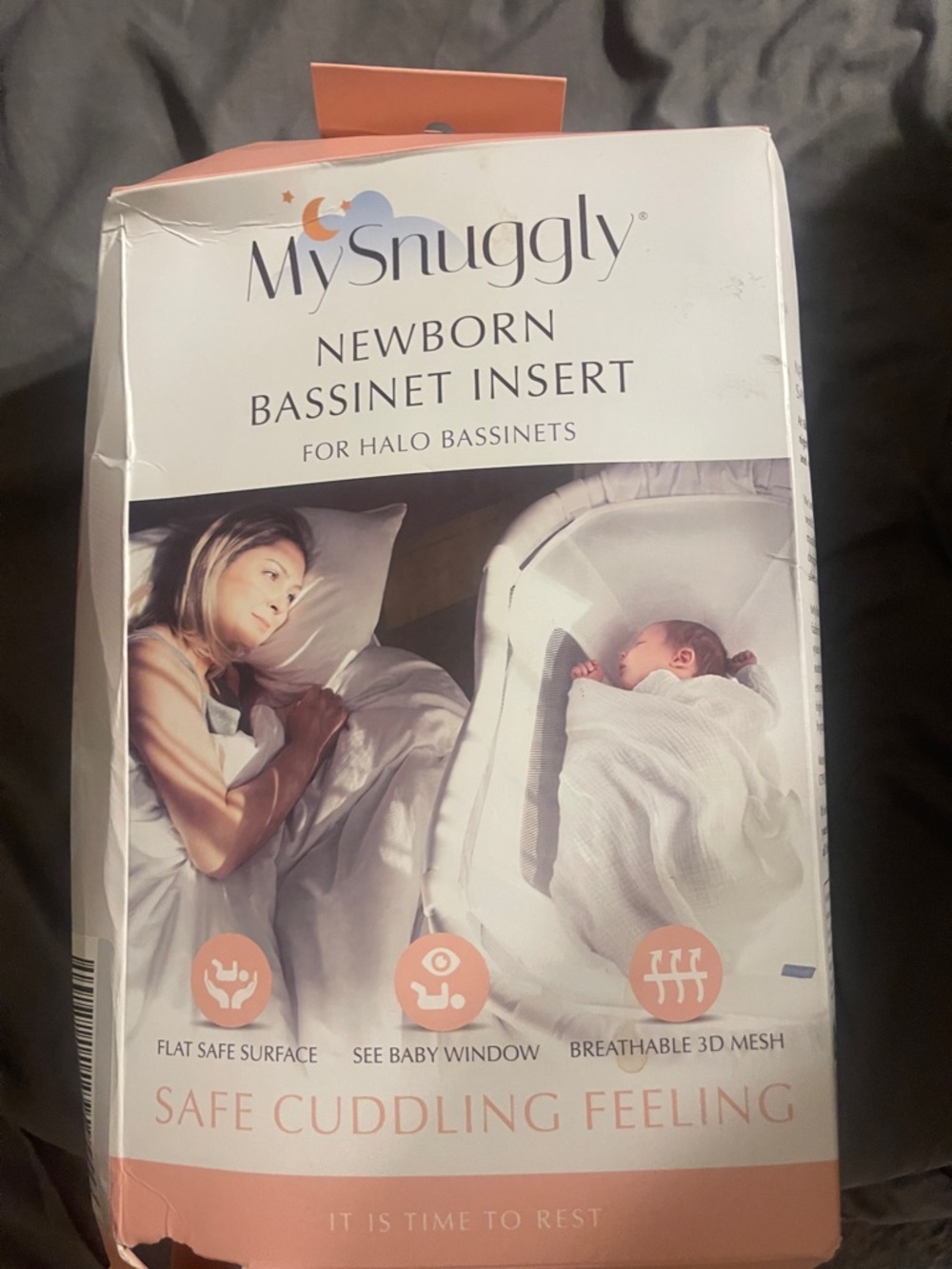 MySnuggly Newborn Bassinet Insert